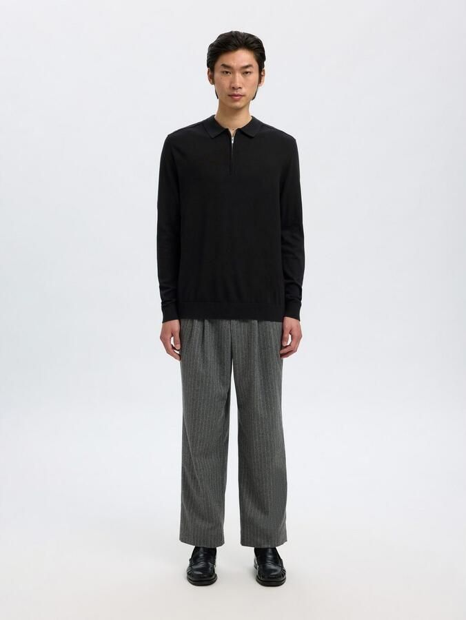 Selected Homme Regular fit gebreide pullover van puur katoen model 'BERG' - Foto 4