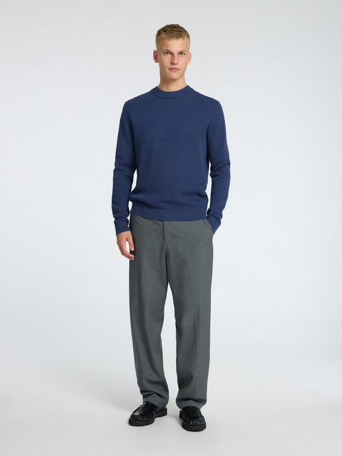 SELECTED HOMME Trui met ronde hals SLHDANE LS KNIT STRUCTURE CREW NECK NOOS - Foto 2