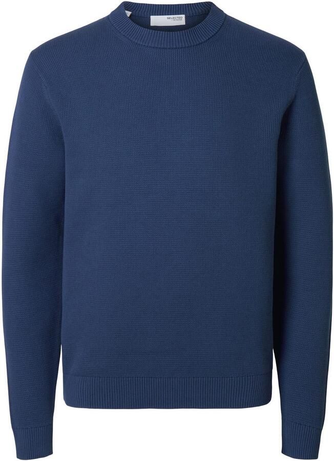 SELECTED HOMME Trui met ronde hals SLHDANE LS KNIT STRUCTURE CREW NECK NOOS - Foto 5