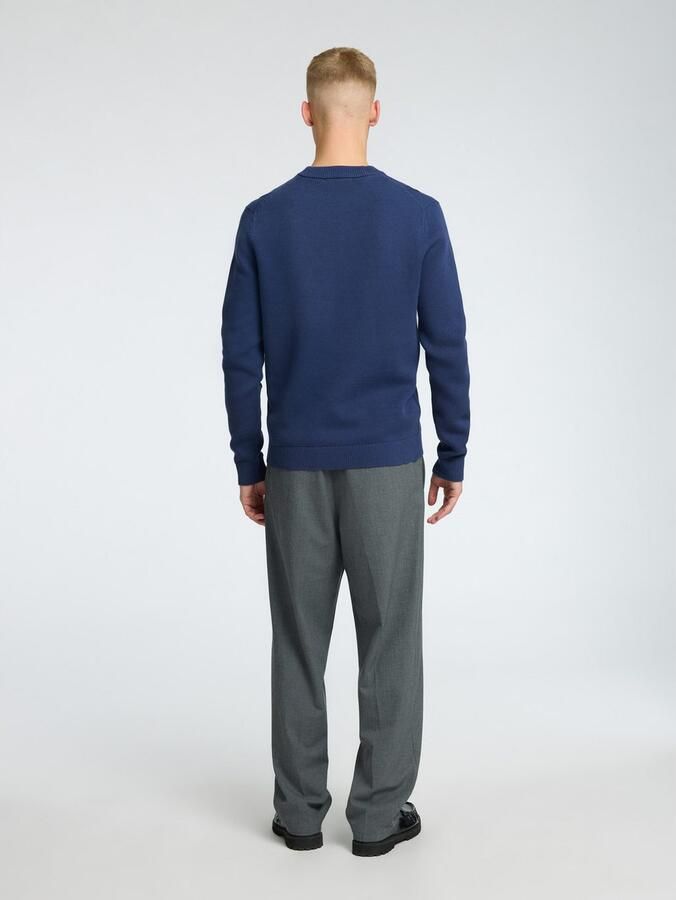 SELECTED HOMME Trui met ronde hals SLHDANE LS KNIT STRUCTURE CREW NECK NOOS - Foto 3
