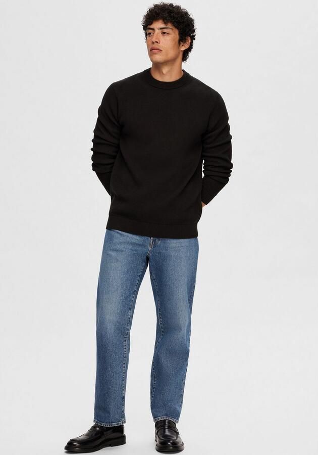 SELECTED HOMME Trui met ronde hals SLHDANE LS KNIT STRUCTURE CREW NECK NOOS - Foto 4