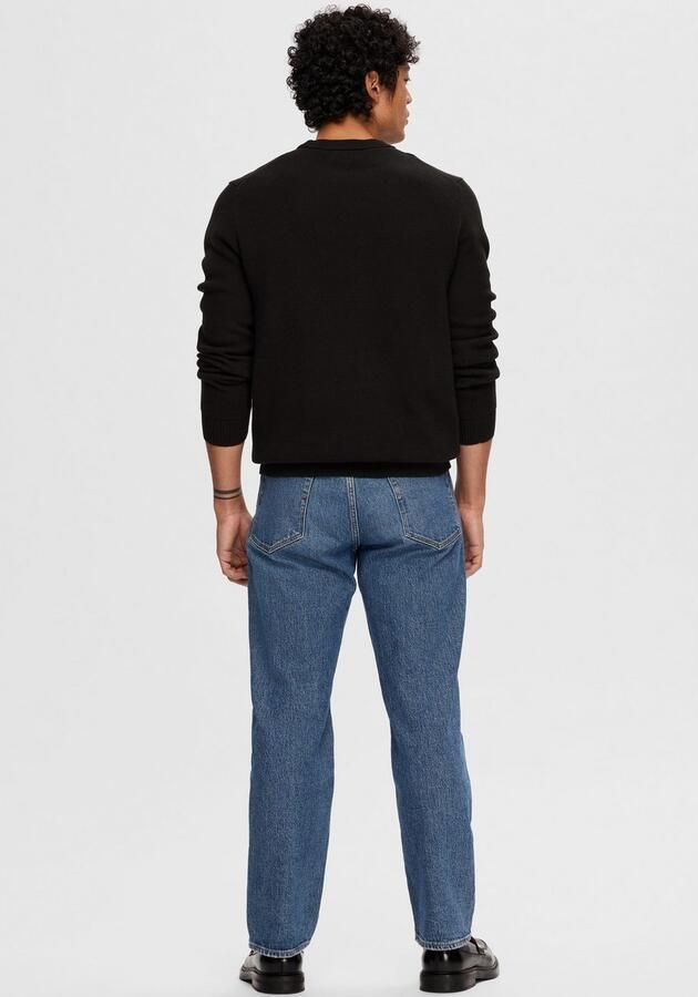 SELECTED HOMME Trui met ronde hals SLHDANE LS KNIT STRUCTURE CREW NECK NOOS - Foto 5