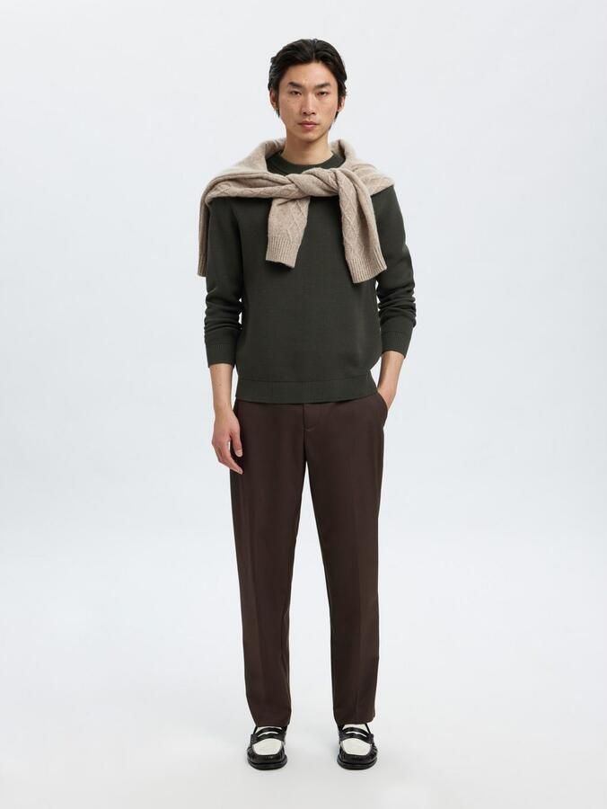 SELECTED HOMME Trui met ronde hals SLHDANE LS KNIT STRUCTURE CREW NECK NOOS - Foto 3