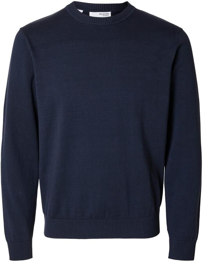 SELECTED HOMME Trui met ronde hals SLHZREG-KRIS KNIT LS CREW NECK D