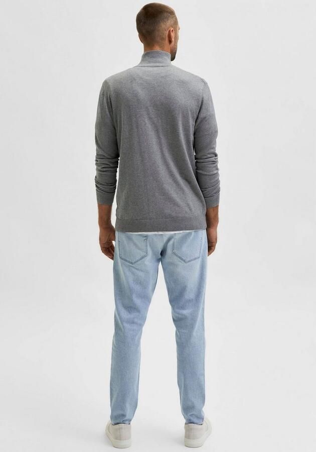 Selected Homme Regular fit gebreid jack van puur katoen model 'BERG' - Foto 3