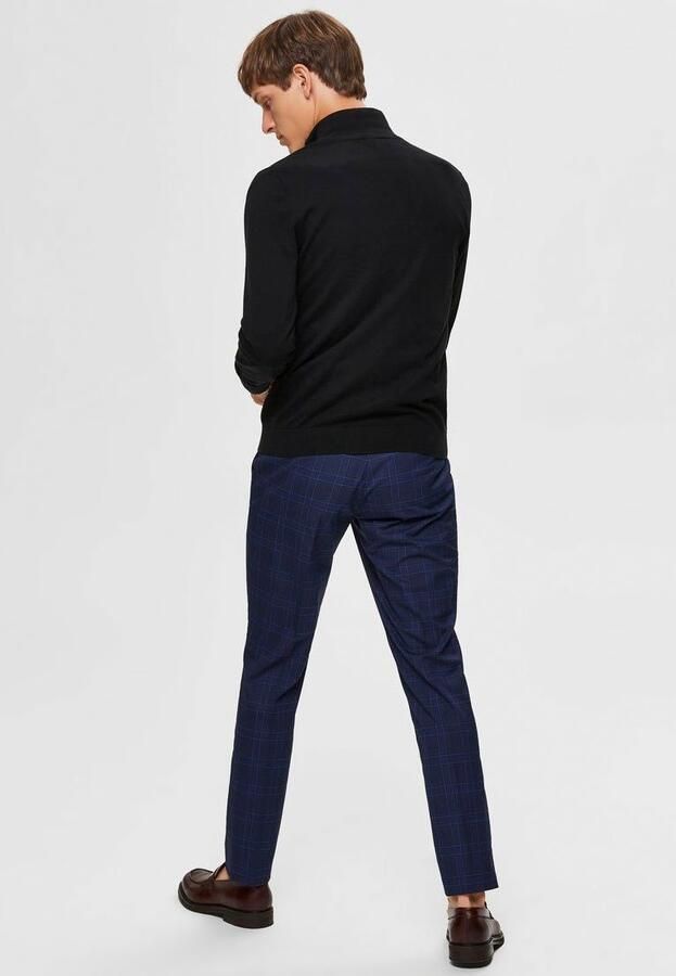 Selected Homme Regular fit gebreid jack van puur katoen model 'BERG' - Foto 7