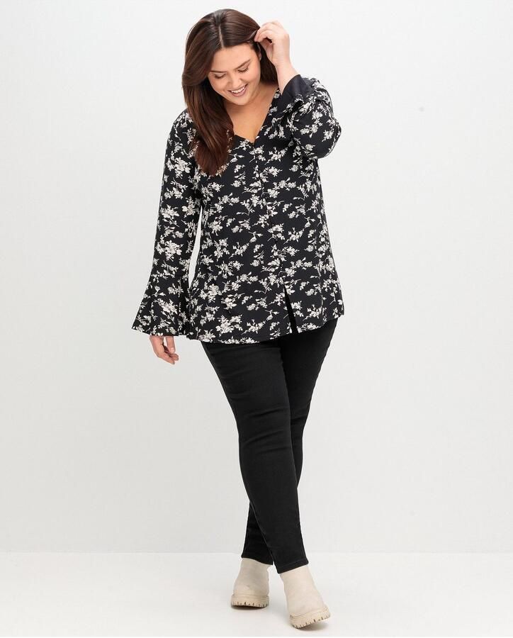 Sheego by Joe Browns Shirt met lange mouwen (1-delig)