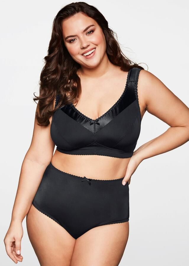 Sheego Bh zonder beugels met brede gewatteerde bandjes