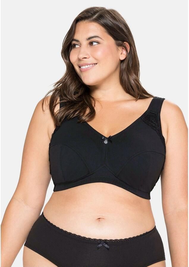Sheego Bh zonder beugels met opzij kanten beleg - Foto 2