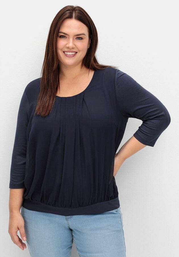 Sheego Shirt Blouseshirt (1-delig)