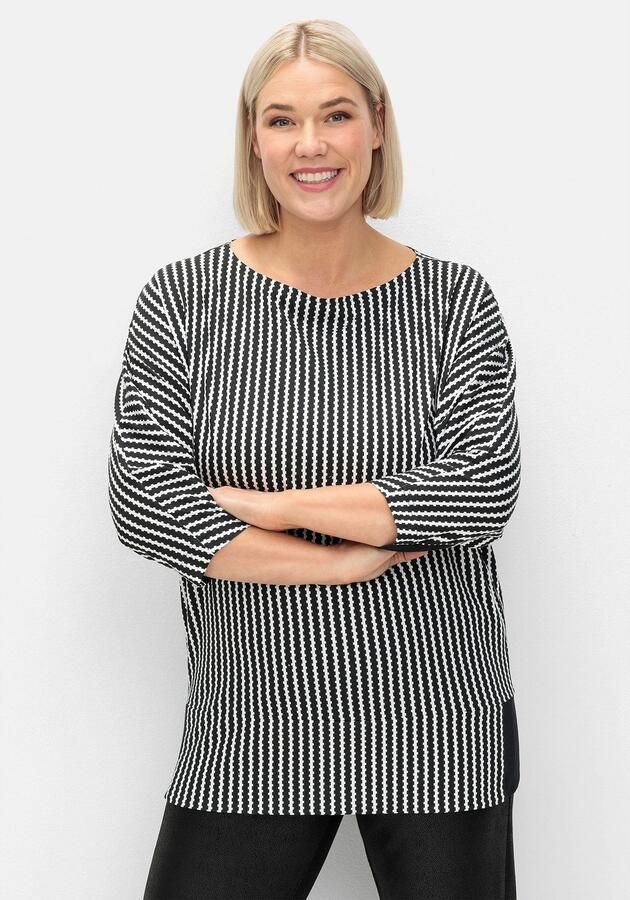 Sheego Shirt met 3 4 mouwen Shirt met 3 4-mouwen (1-delig)