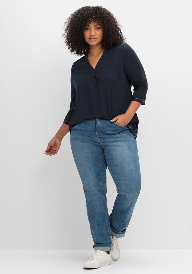 Sheego Shirt met 3 4 mouwen Shirt met 3 4-mouwen (1-delig)