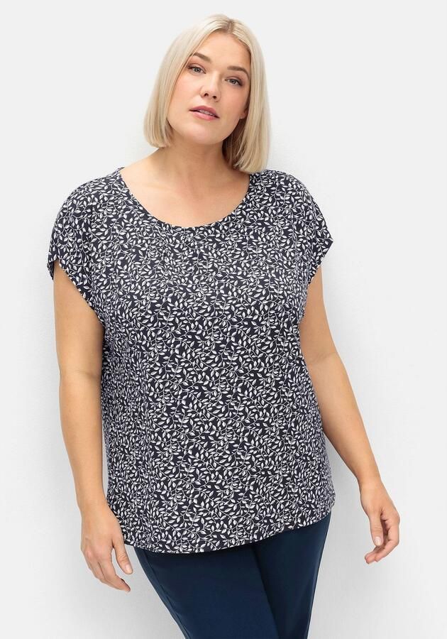 Sheego Shirt met korte mouwen (1-delig)