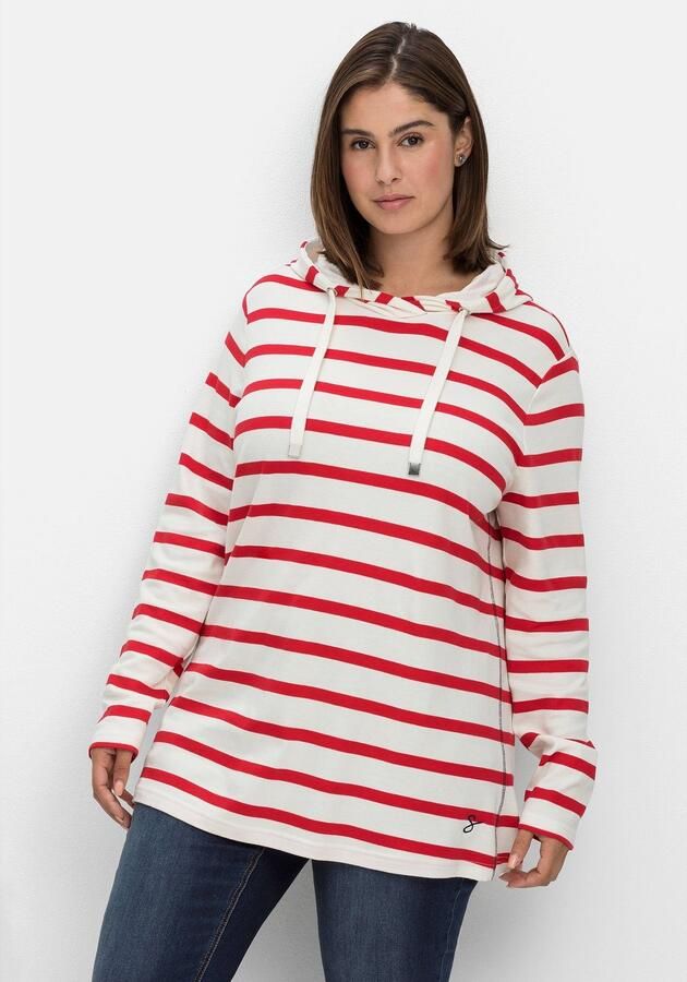 Sheego Shirt met lange mouwen (1-delig)