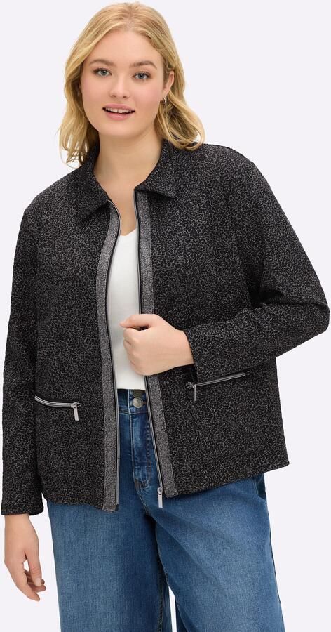 Sheego Shirtjasje Sweatvest (1-delig)