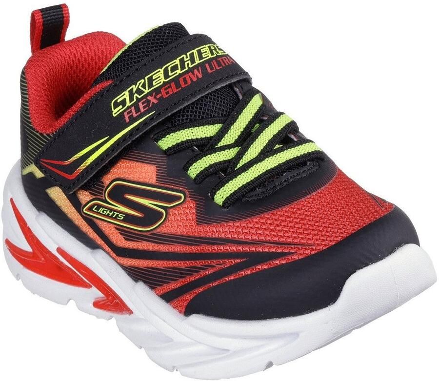 Skechers Babyschoentjes FLEX-GLOW ULTRA LIGHTS blink-klittenbandschoen om in te glijden neon maat sjabloon om te downloaden - Foto 7
