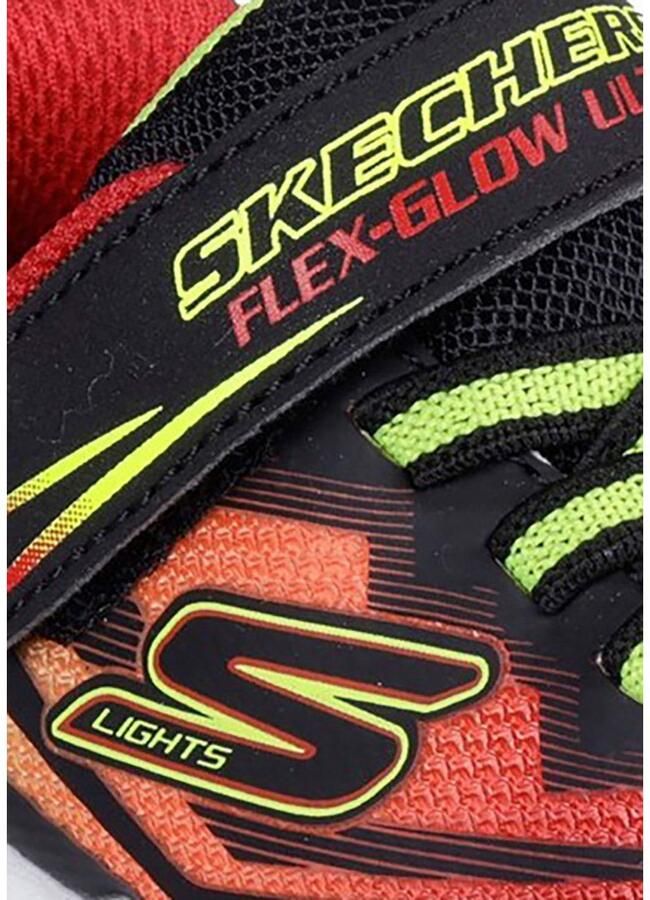 Skechers Babyschoentjes FLEX-GLOW ULTRA LIGHTS blink-klittenbandschoen om in te glijden neon maat sjabloon om te downloaden