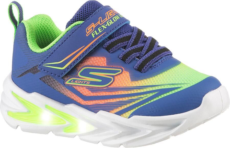 Skechers Babyschoentjes FLEX-GLOW ULTRA LIGHTS blink-klittenbandschoen om in te glijden neon maat sjabloon om te downloaden - Foto 7