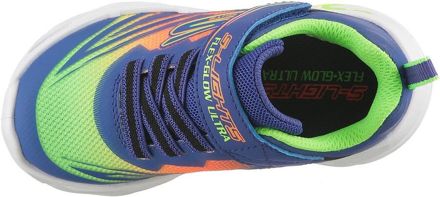 Skechers Babyschoentjes FLEX-GLOW ULTRA LIGHTS blink-klittenbandschoen om in te glijden neon maat sjabloon om te downloaden - Foto 6