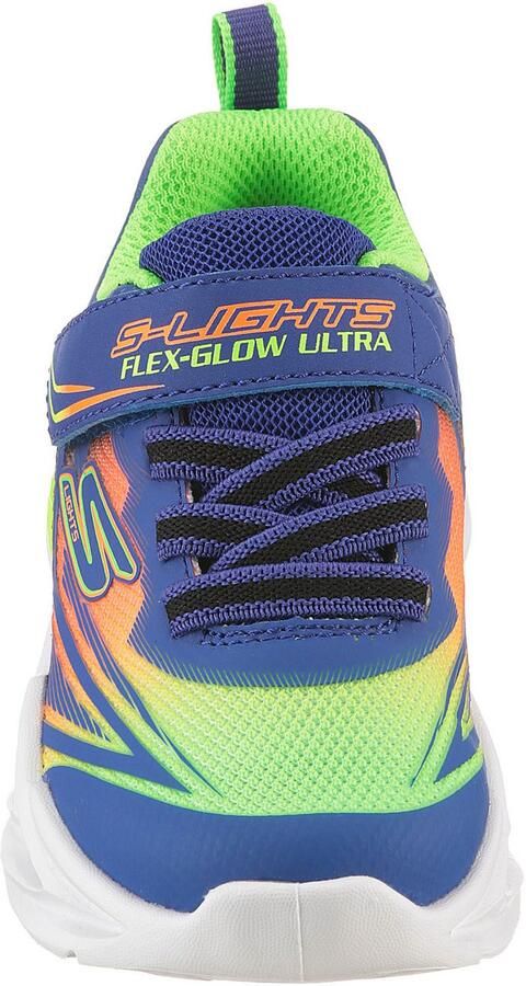 Skechers Babyschoentjes FLEX-GLOW ULTRA LIGHTS blink-klittenbandschoen om in te glijden neon maat sjabloon om te downloaden - Foto 4