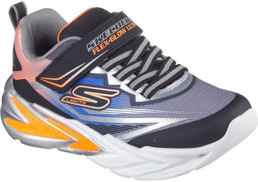 Skechers Babyschoentjes FLEX-GLOW ULTRA LIGHTS blink-klittenbandschoen om in te glijden neon maat sjabloon om te downloaden - Foto 6