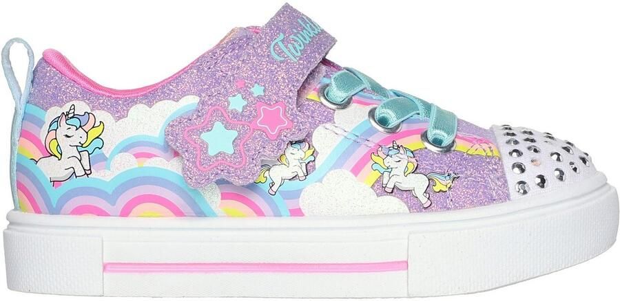 Skechers Babyschoentjes TWINKLE SPARKS JUMPIN CLOUDS blink -klittenbandschoenmet nagels maat sjabloon om te downloaden - Foto 2