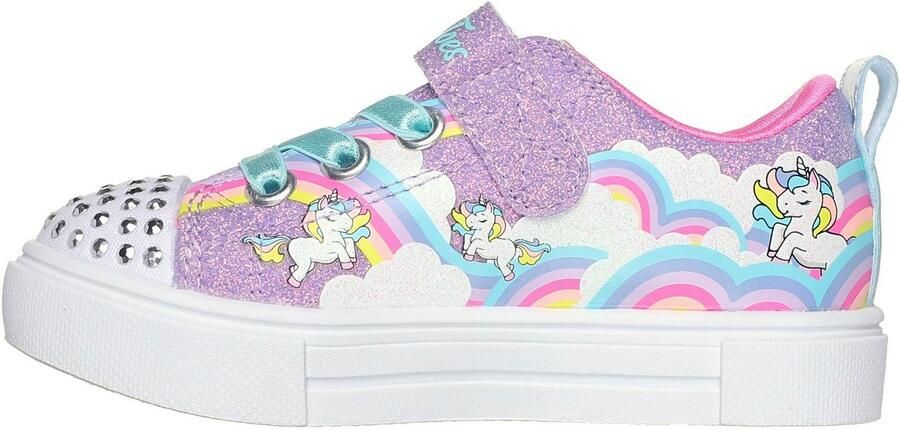 Skechers Babyschoentjes TWINKLE SPARKS JUMPIN CLOUDS blink -klittenbandschoenmet nagels maat sjabloon om te downloaden - Foto 3