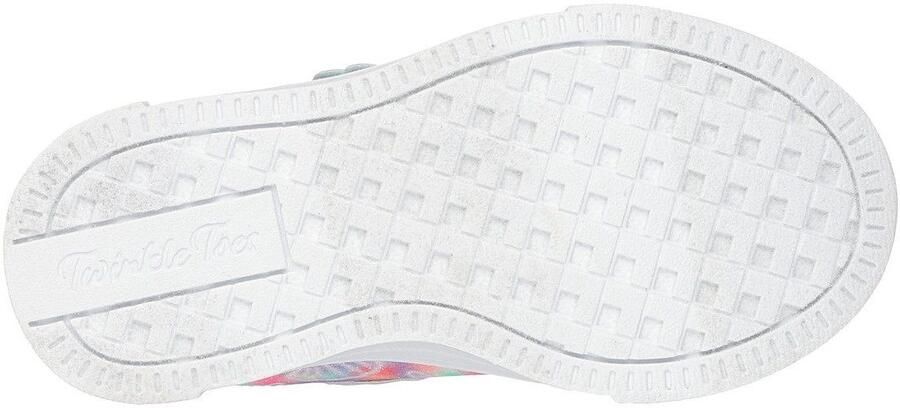 Skechers Babyschoentjes TWINKLE SPARKS LIGHTS sneaker knipperlicht klittenbandschoen met glitter maatsjabloon om te downloaden - Foto 4