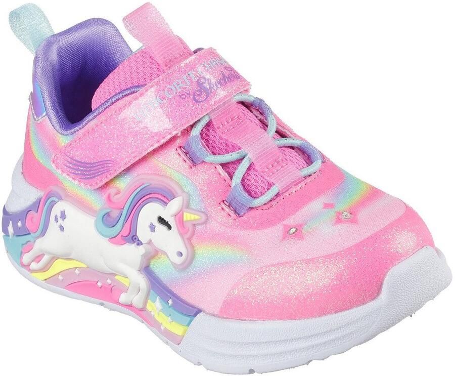 Skechers Babyschoentjes UNICORN CHASER LIGHTS babyschoen blinkende schoen met eenhoornmotief maat sjabloon te downloaden - Foto 3