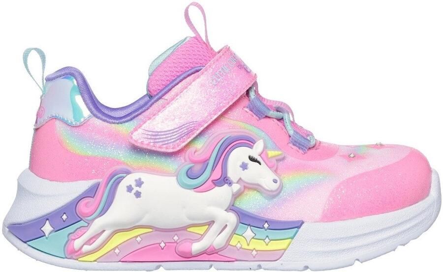 Skechers Babyschoentjes UNICORN CHASER LIGHTS babyschoen blinkende schoen met eenhoornmotief maat sjabloon te downloaden