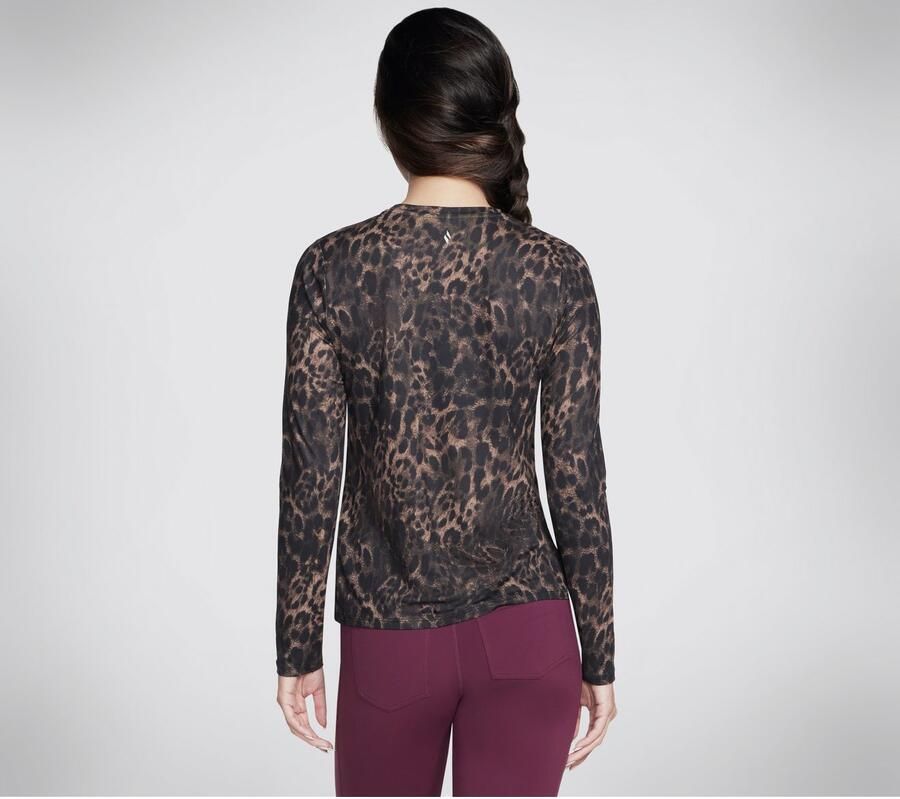 Skechers Shirt met lange mouwen Natural Cheetah - Foto 2