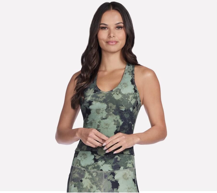 Skechers Sporttop GOFLEX RIB INBLOOM V-NECK TANK