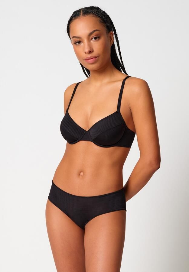 Skiny Beugel-bh Timelessentials zonder vulling met optische scheidingsnaad comfortabel elastisch