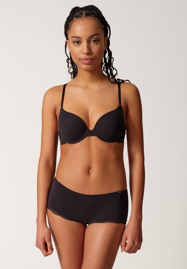 Skiny Bh met steuncups Classicotton Katoenmix met kant met vulling comfortabel eenvoudig - Foto 3