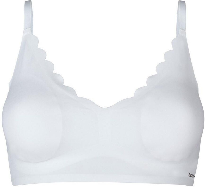 Skiny Bustier Micro Essentials uitneembare pads naadloos v-hals zonder beugel