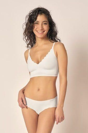 Skiny Bustier Micro Essentials uitneembare pads naadloos v-hals zonder beugel - Foto 3