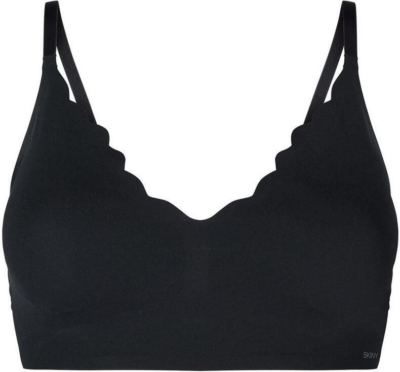 Skiny Bustier Micro Essentials uitneembare pads naadloos v-hals zonder beugel