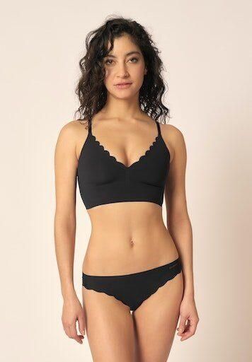 Skiny Bustier Micro Essentials uitneembare pads naadloos v-hals zonder beugel - Foto 3