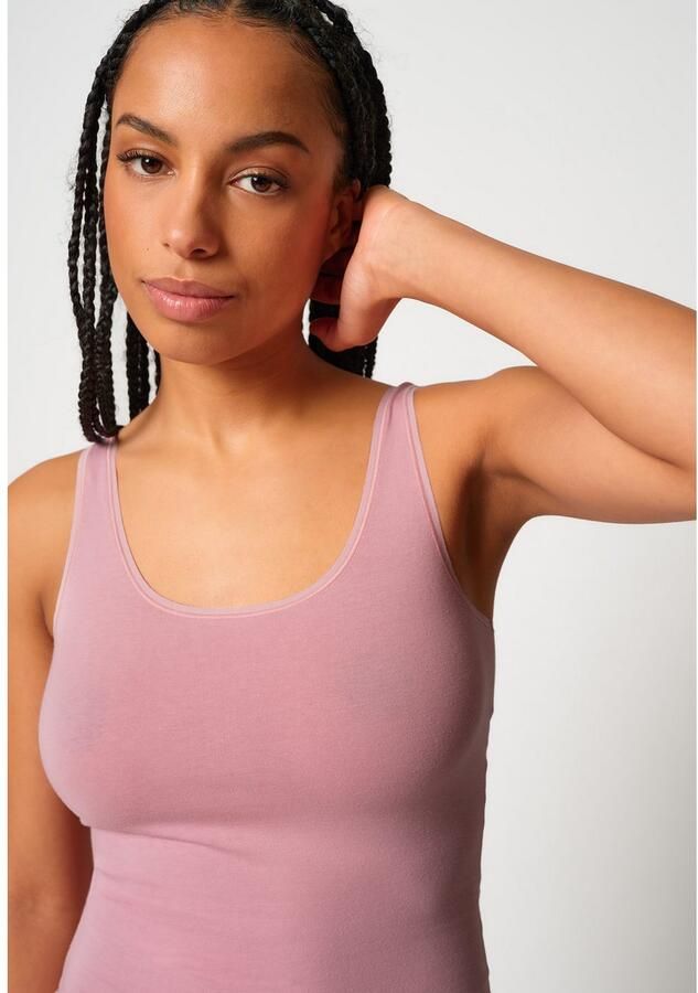 Skiny Hemd Katoen voordeel comfortabel zacht basic nauwsluitend katoenmix (Set van 2)