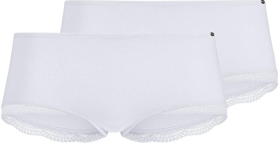 Skiny Hipster Classicotton comfortabel basic met kant katoenmix (Set van 2) - Foto 6