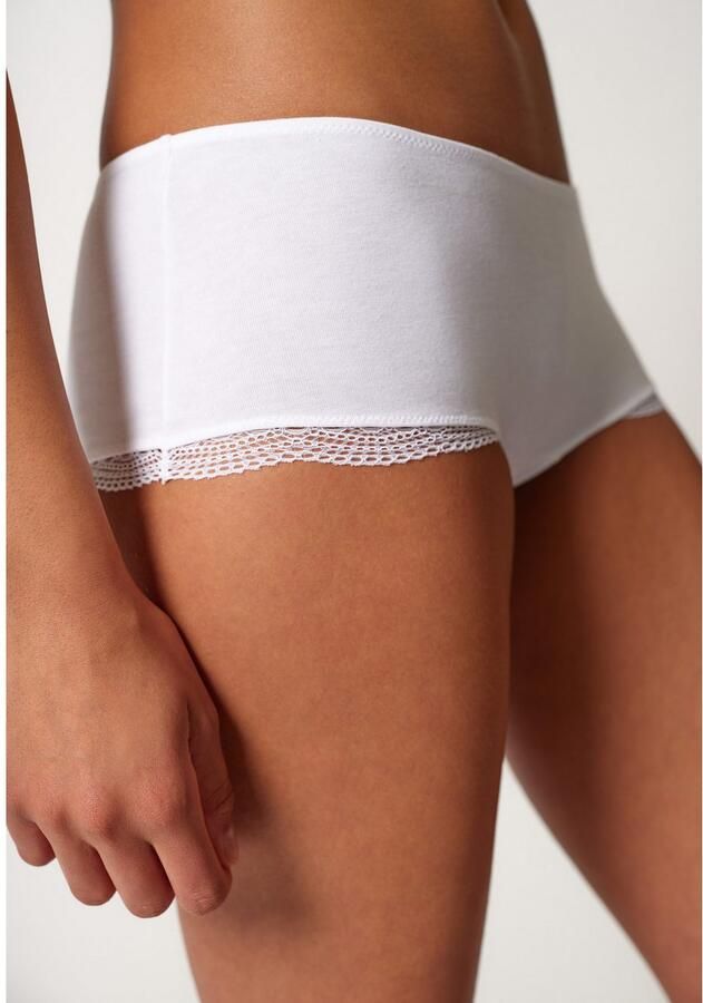 Skiny Hipster Classicotton comfortabel basic met kant katoenmix (Set van 2)