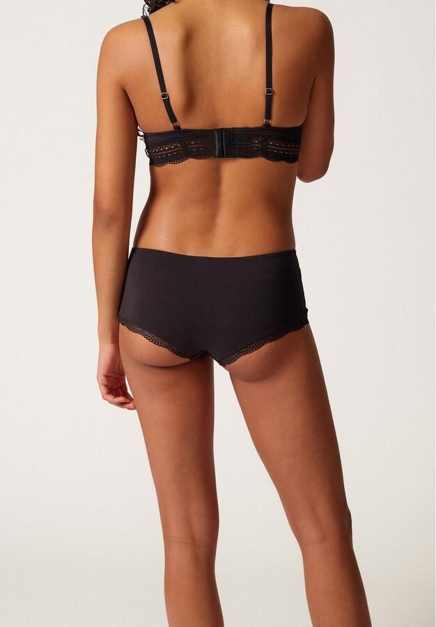 Skiny Hipster Classicotton comfortabel basic met kant katoenmix (Set van 2) - Foto 3