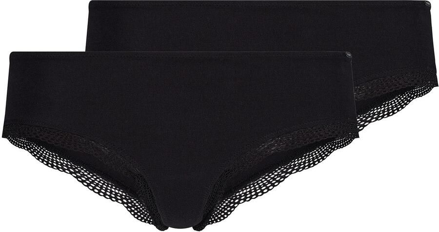 Skiny Hipster Classicotton vrouwelijk comfortabel elastisch met kant met stretch katoenmix (Set van 2) - Foto 6