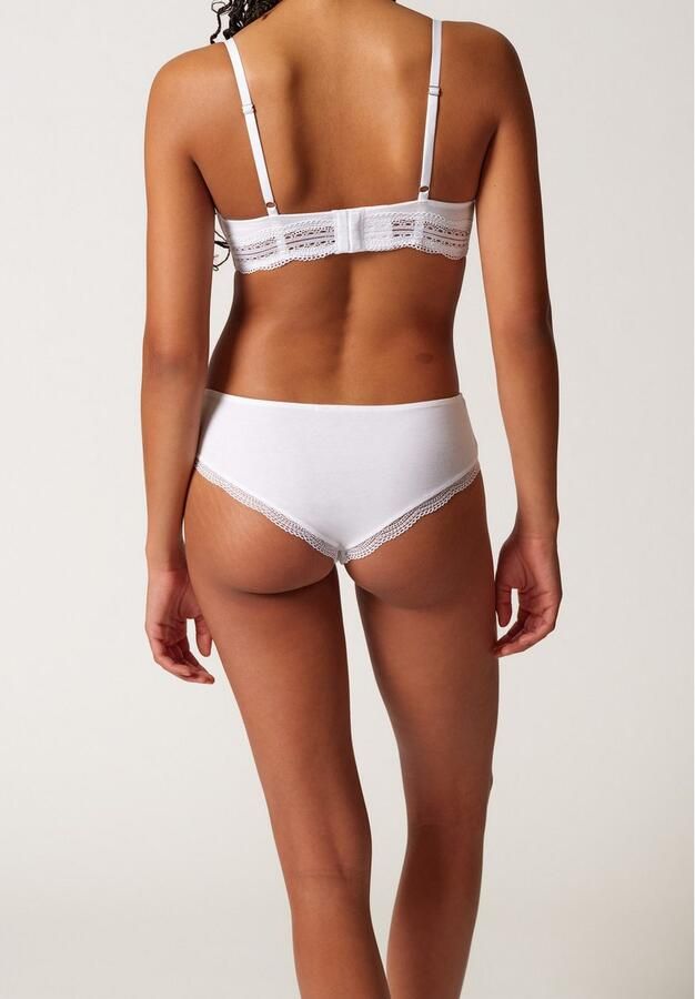 Skiny Hipster Classicotton vrouwelijk comfortabel elastisch met kant met stretch katoenmix (Set van 2) - Foto 3