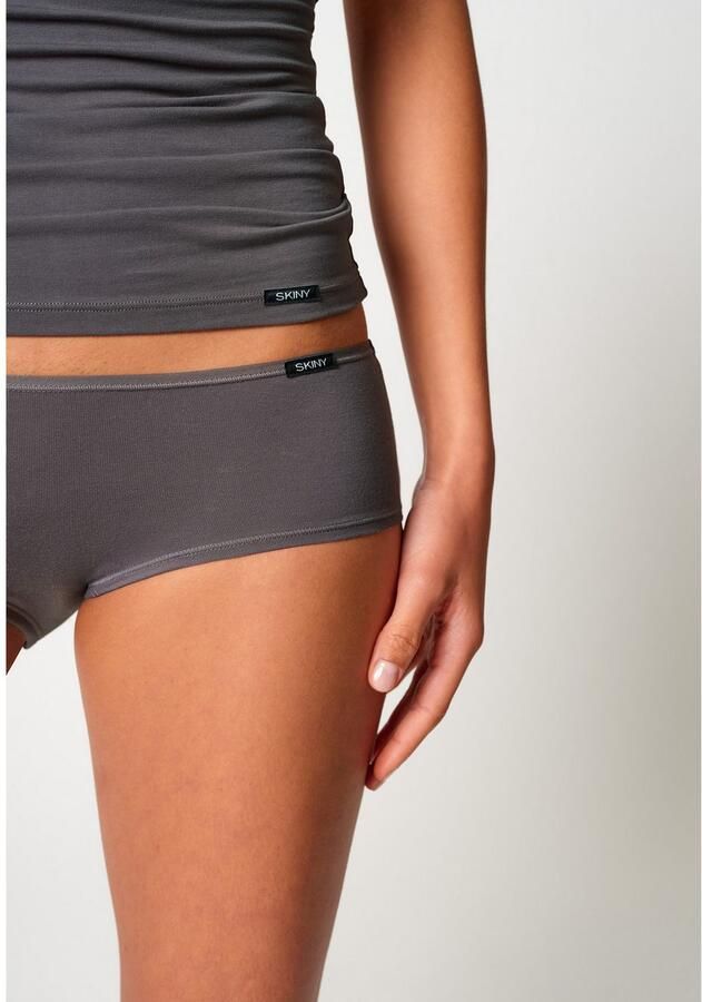 Skiny Hipster Katoen voordeel comfortabel plat elastiek heuphoogte katoenmix (2 stuks Set van 2) - Foto 2