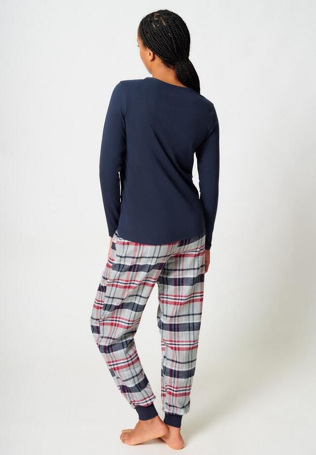 Skiny Pyjama Night In Flanell (2-delig) - Foto 4