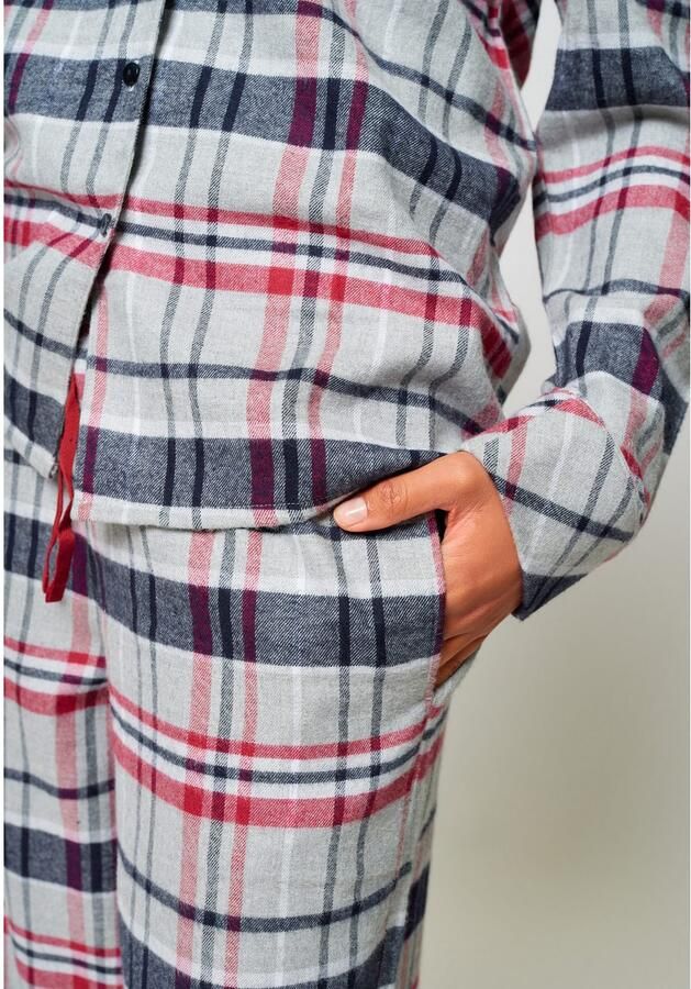 Skiny Pyjama Night In Flanell (2-delig) - Foto 2