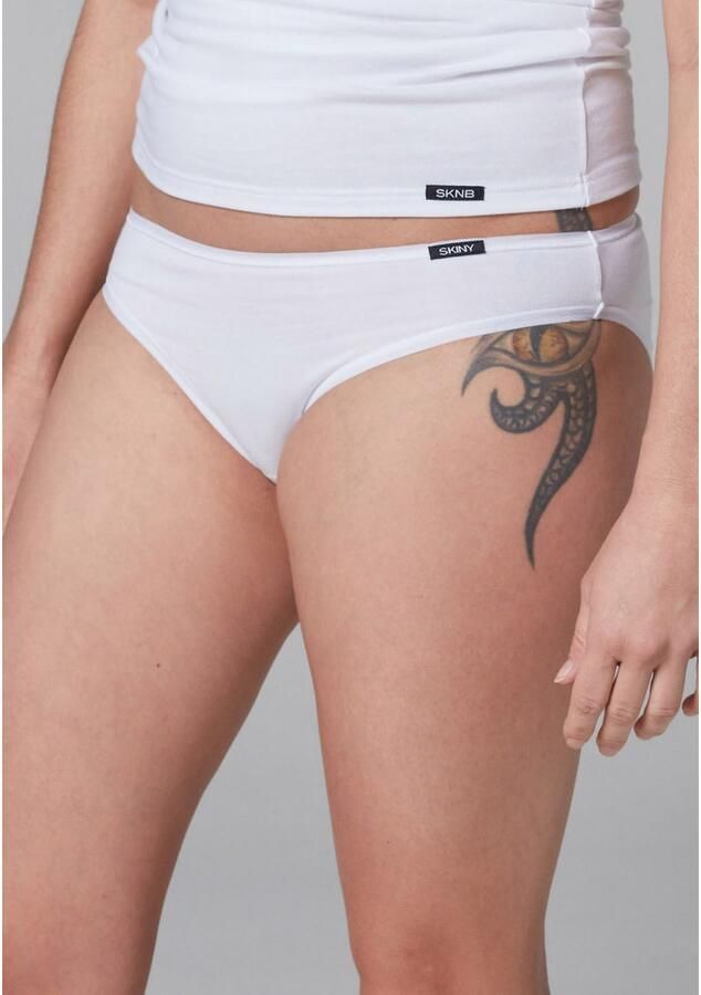 Skiny Rio-slip Katoen voordeel comfortabel zacht smalle rubber met onzichtbaar-effect katoenmix (2 stuks Set van 2)