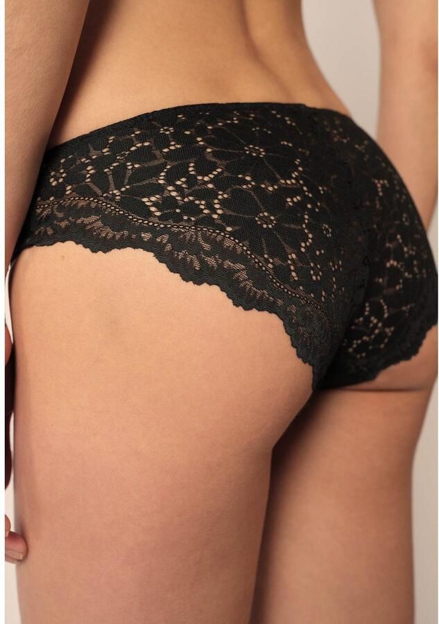 Skiny Rio-slip Wonderfulace comfortabel zacht elastisch licht transparant optiek met bloemen