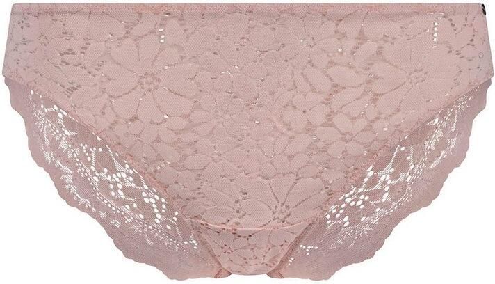 Skiny Rio-slip Wonderfulace comfortabel zacht elastisch licht transparant optiek met bloemen - Foto 4